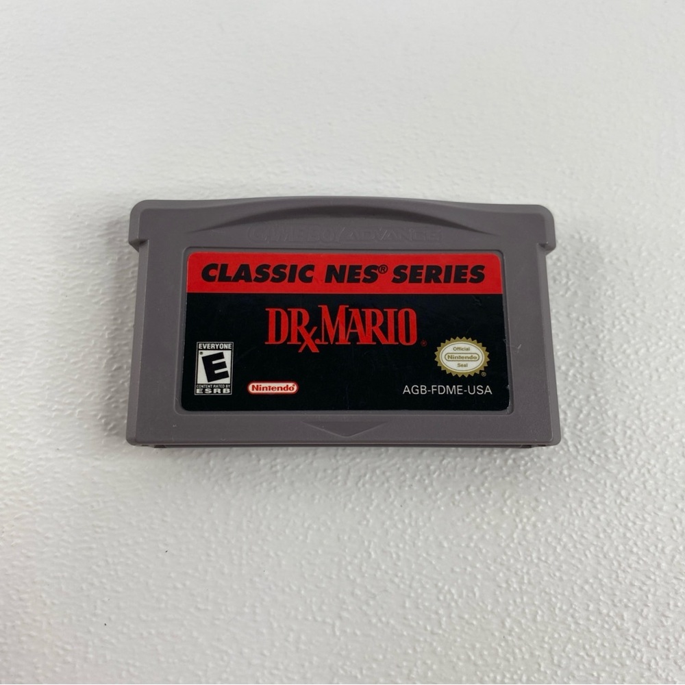 Dr. Mario Classic NES Series GBA Nintendo Gameboy Advance Authentic Tested